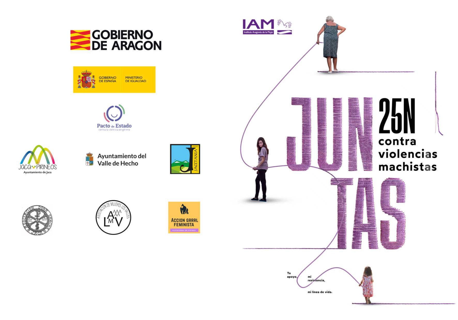 La Jacetania conmemora el Da Internacional para la Erradicacin de la Violencia contra las Mujeres