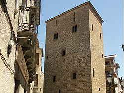 Jaca. Torre del reloj (Tour de lhorloge) XV Siecle.