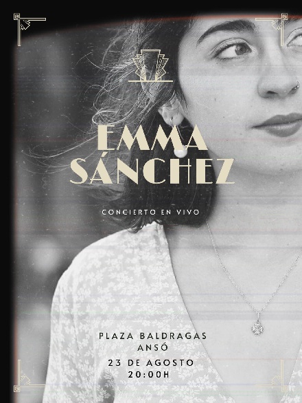 Concierto de Emma Sánchez, en Ansó