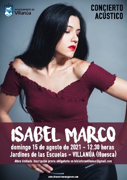 Concierto de Isabel Marco, en Villan�a