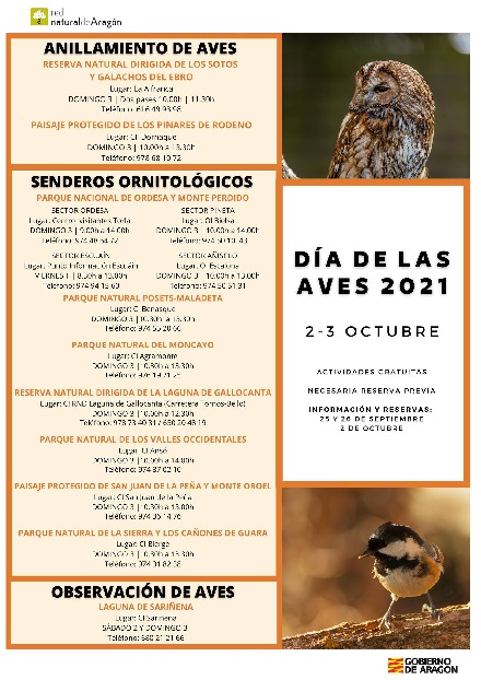 Senderos ornitológicos, en Ansó y San Juan de la Peña