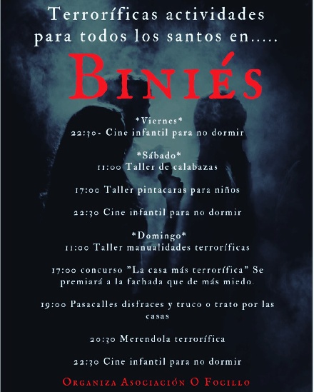 Terror�ficas Actividades, en Bini�s
