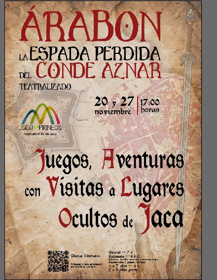 Arabon y la Espada perdida del Conde Aznar, en Jaca