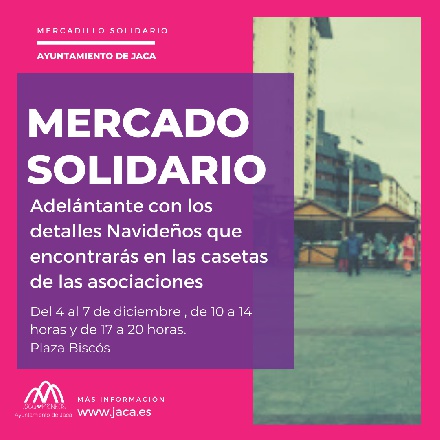 Mercado Solidario, en Jaca