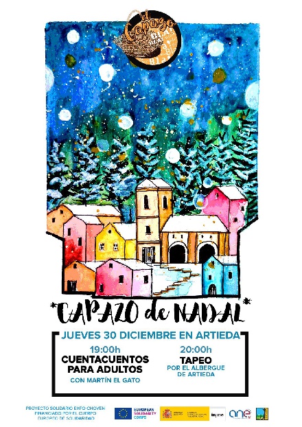 Capazo de Nadal, en Artieda