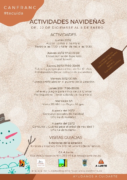 Actividades de Navidad, en Canfranc