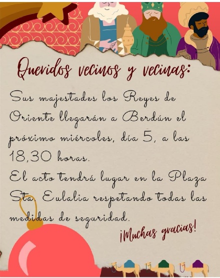 Reyes Magos, en Berd�n