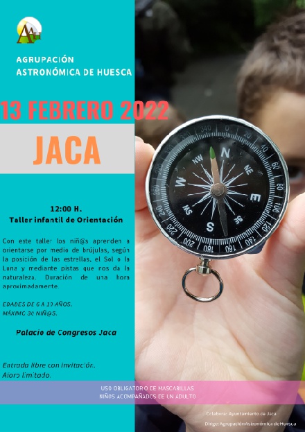 Taller infantil de orientaci�n, en Jaca