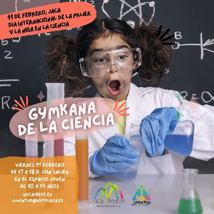Gymkana de la ciencia, en Jaca 