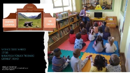 Cuentacuentos en cheso, en Echo