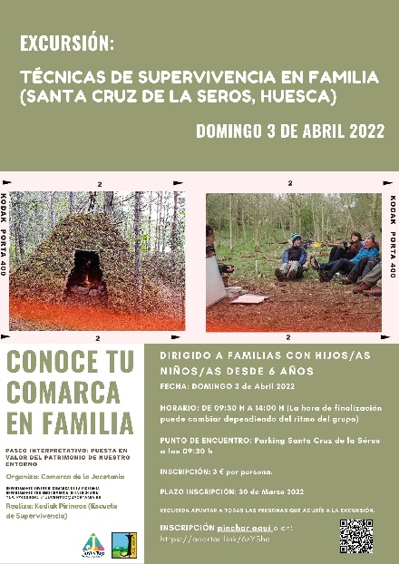 Conoce tu Comarca en familia. Excursi�n T�cnicas de Supervivencia