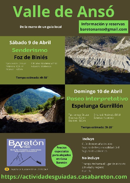 Senderismo por la Foz de Bini�s