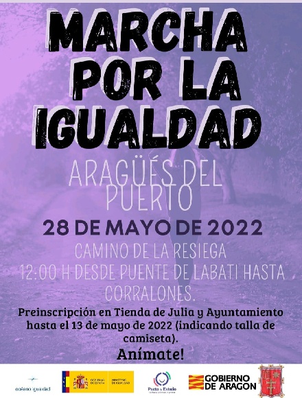 Marcha por la Igualdad, en Arag��s del Puerto