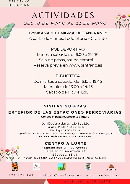 Actividades en Canfranc