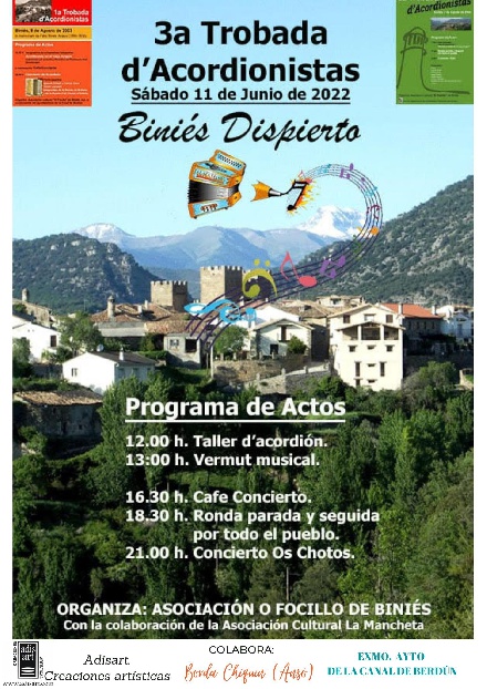 3ª Trobada d´Acordionistas, en Biniés