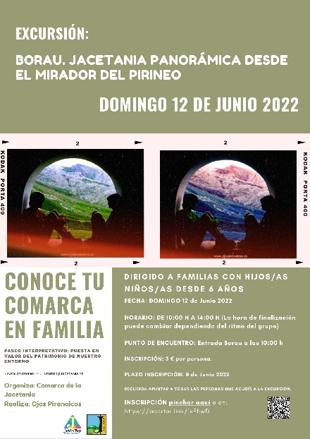 Conce tu Comarca en familia. Excursi�n Borau-Jacetania panor�mica desde el Mirador de la Pirineo