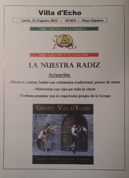 Actuaci�n del Grupo Val D�Echo, en Echo