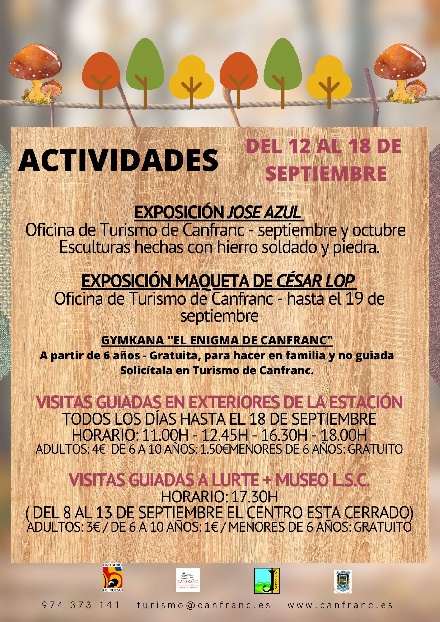 Actividades en Canfranc