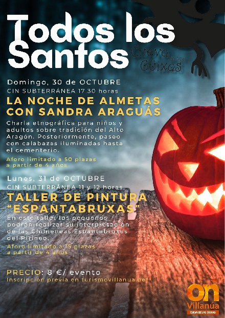 Todos los Santos, en la Cueva de las Guixas de Villanúa
