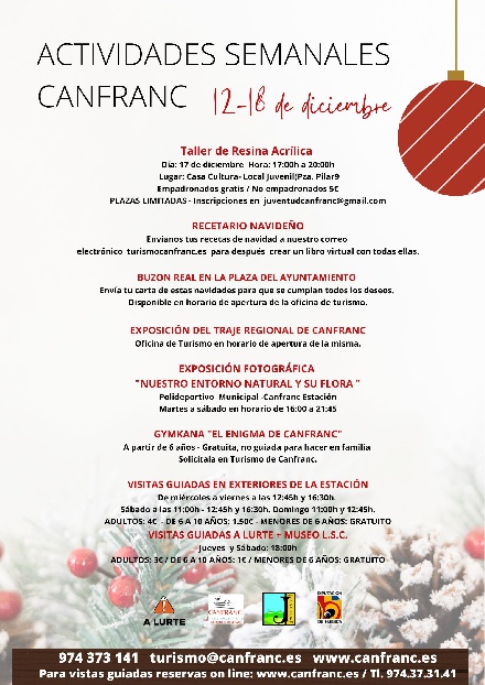 Actividades en Canfranc