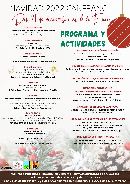 Actividades de Navidad, en Canfranc