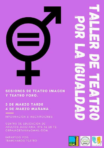 Taller de teatro por la igualdad, en Jaca