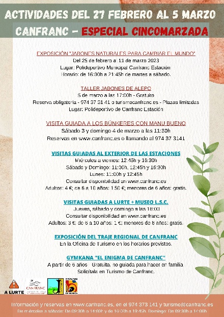 Actividades en Canfranc