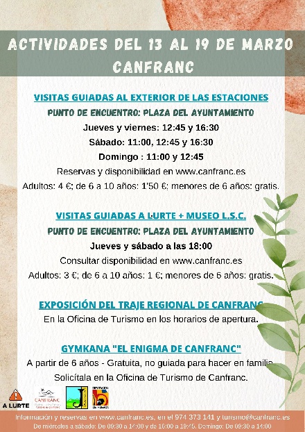 Actividades en Canfranc