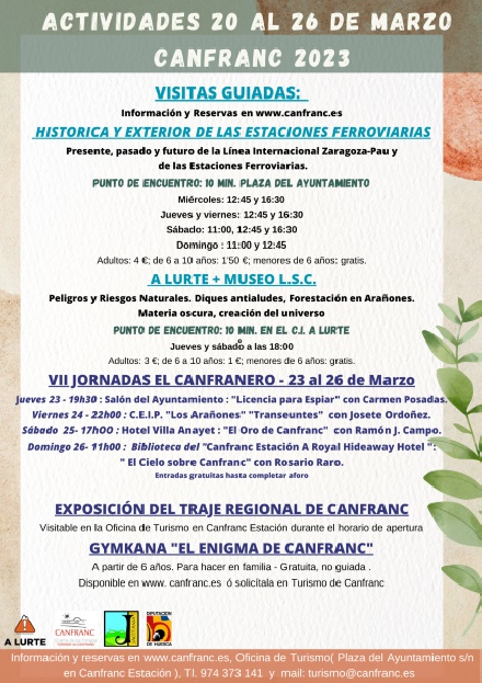 Actividades en Canfranc