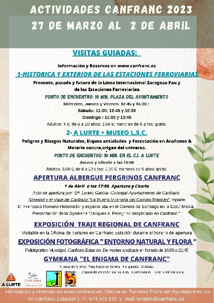 Actividades en Canfranc