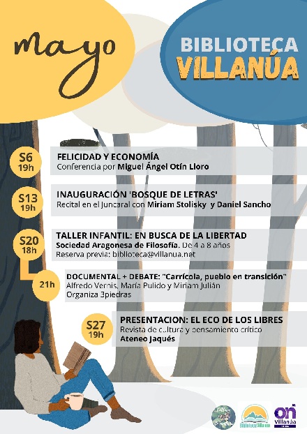 Actividades en la Biblioteca de Villanúa. Mayo