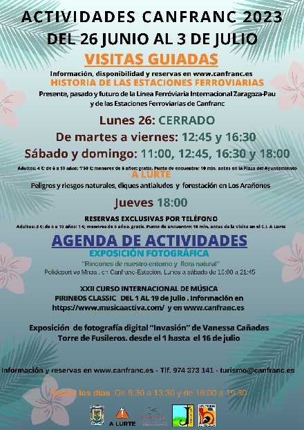 Actividades en Canfranc