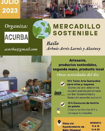 Mercadillo solidario, en Bailo