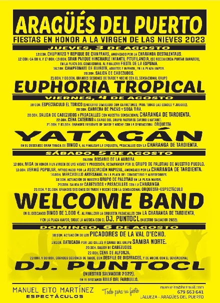 Fiestas de Aragüés del Puerto