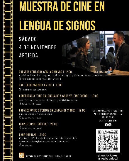 I Muestra de Cine en lengua de signos, en Artieda