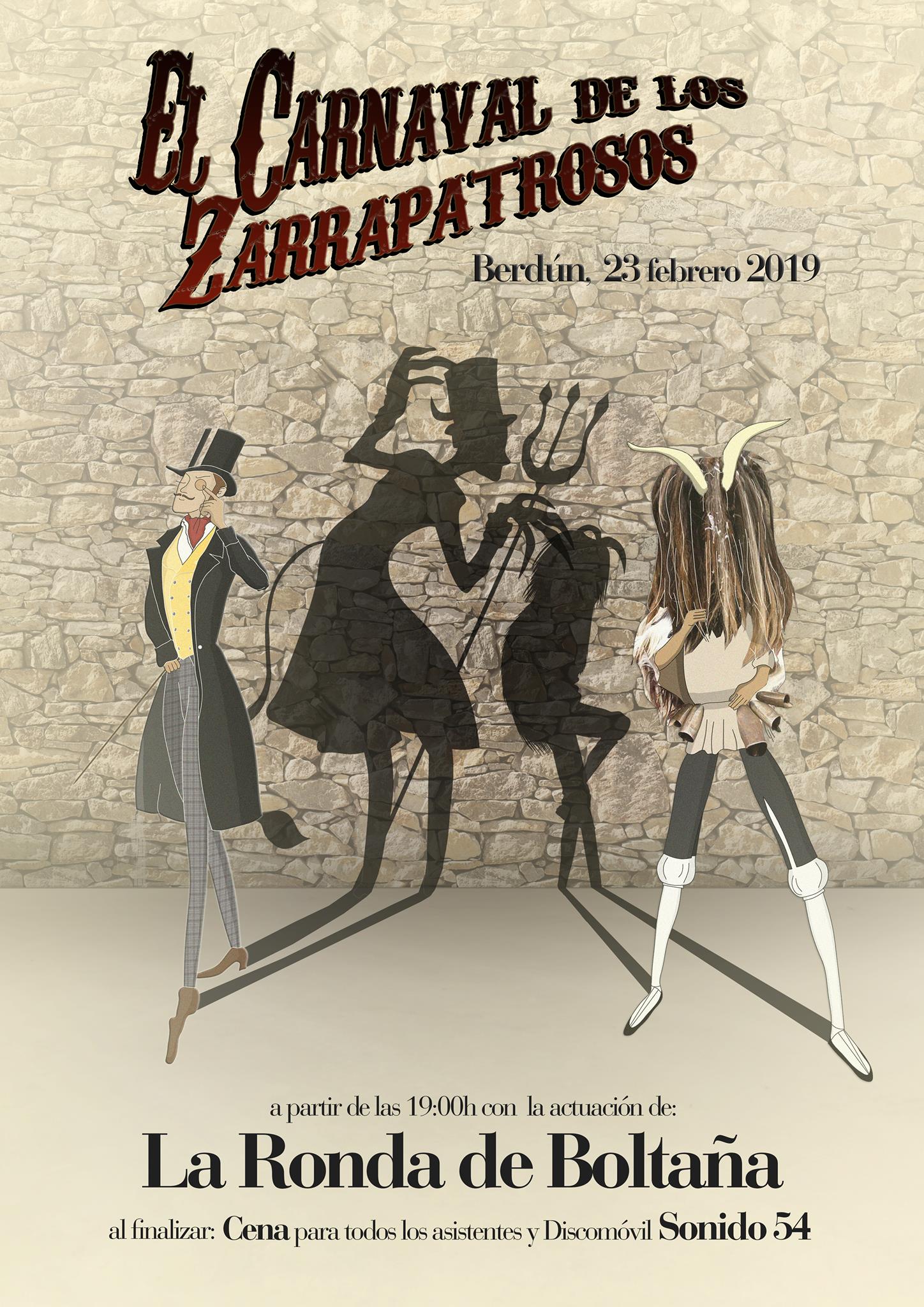 Berdún recupera el Carnaval de los Zarrapatrosos