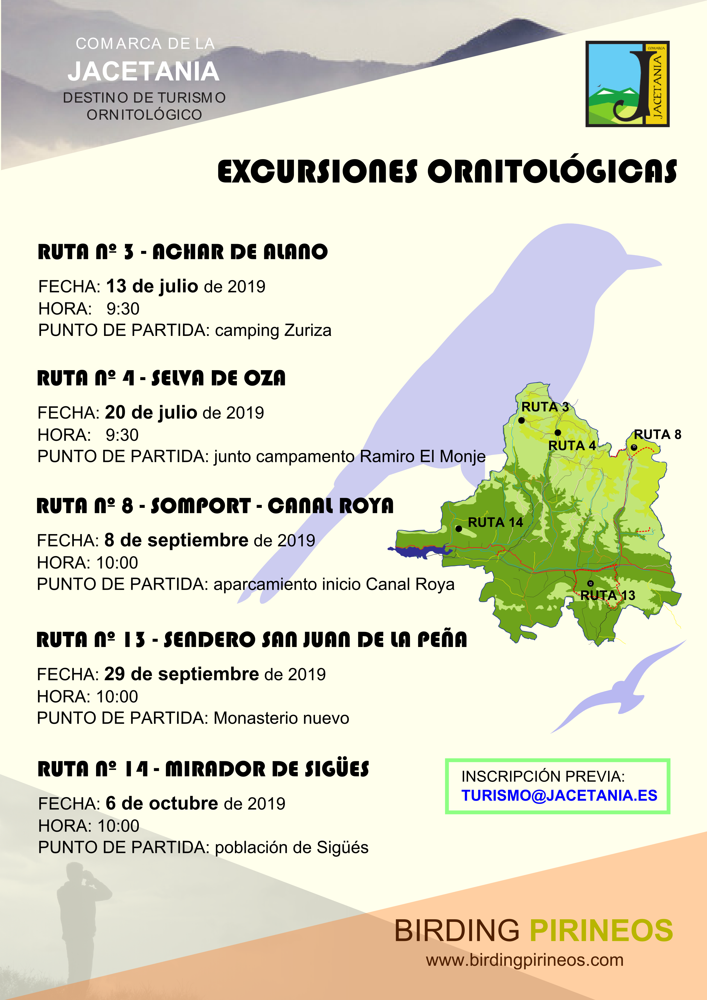 Excursiones Ornitolgicas por la Jacetania