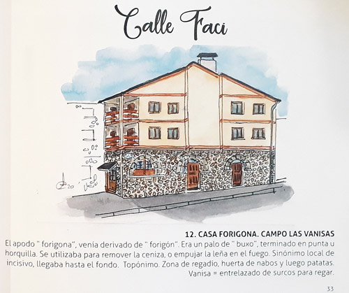 Villanúa recoge sus casas tradicionales en un Cuaderno de Viaje