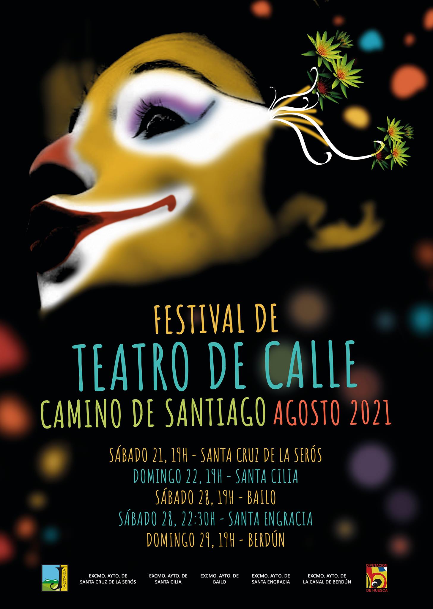El Festival de Teatro de Calle Camino de Santiago celebra su 20ª edición en la Canal de Berdún