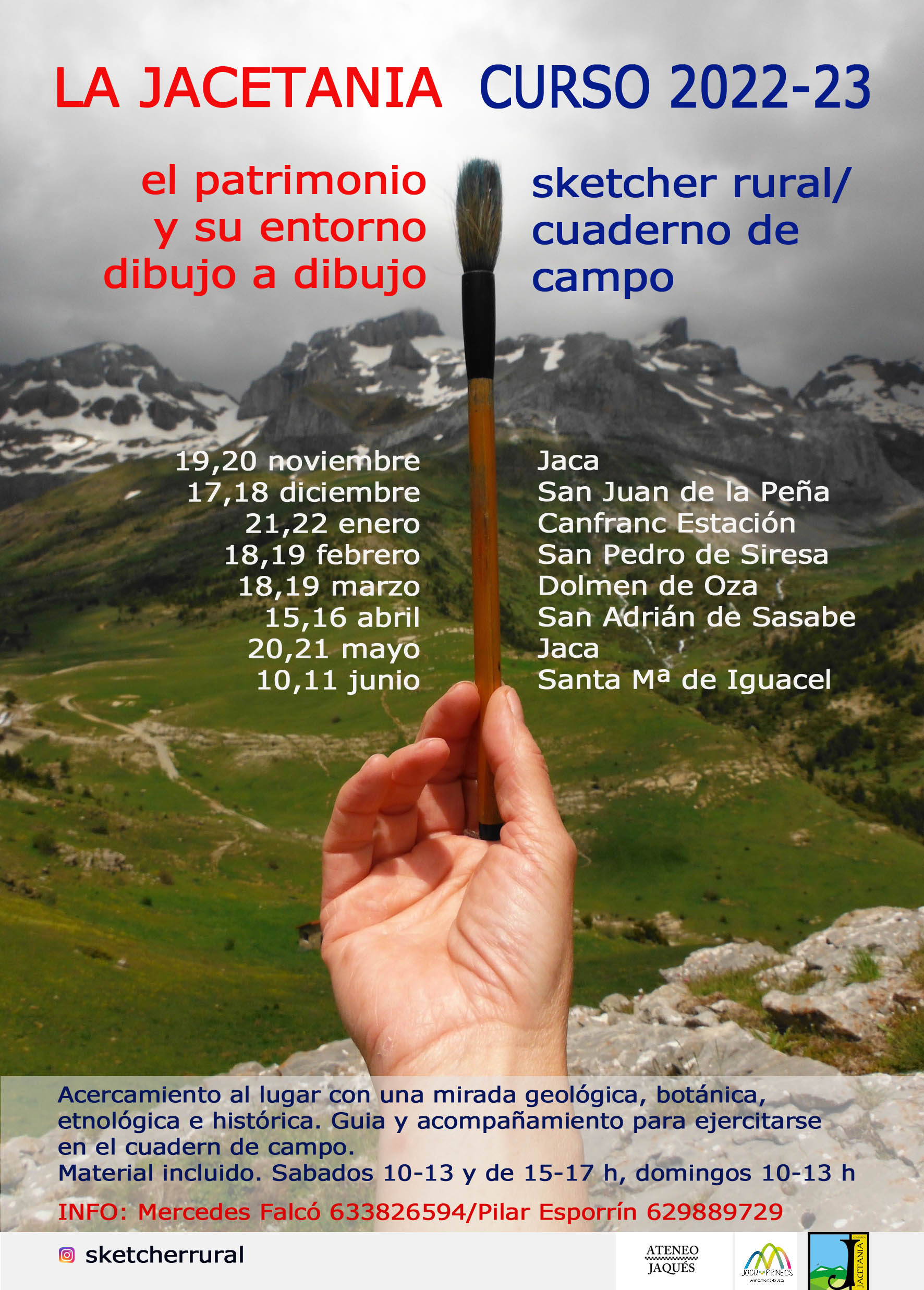 Sketcher Rural/Cuaderno de campo “La Jacetania. El patrimonio y su entorno dibujo a dibujo”