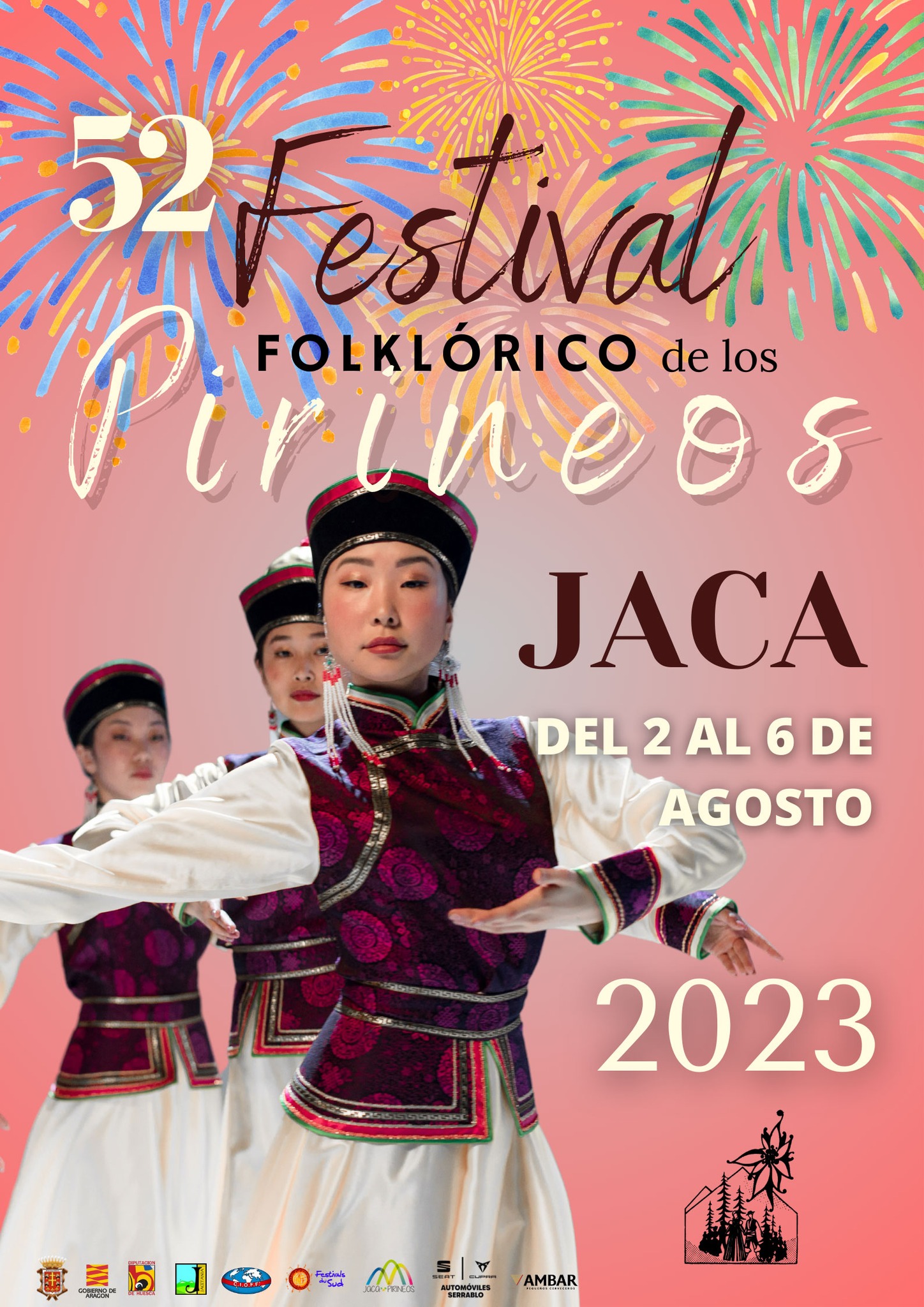 Jaca celebrará el 52 Festival Folklórico de los Pirineos del 2 al 6 de agosto