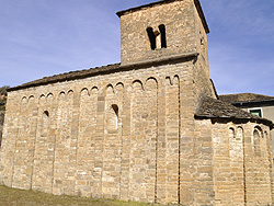 Santa Cruz de la Sers. Church of St Caprasio. 11th century